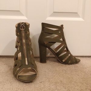 Olive Green Heels